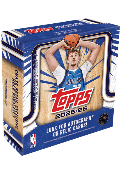 2025-26 Topps Basketball Trading Cards Mega Box
