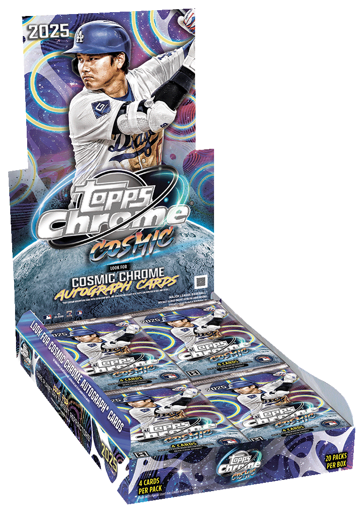 2025 Topps Chrome Cosmic Baseball Trading Card Hobby Box