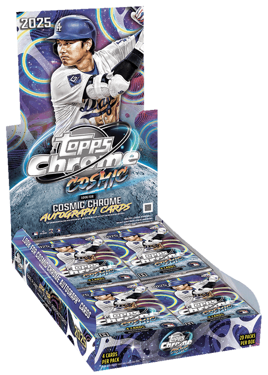 2025 Topps Chrome Cosmic Baseball Trading Card Hobby Box