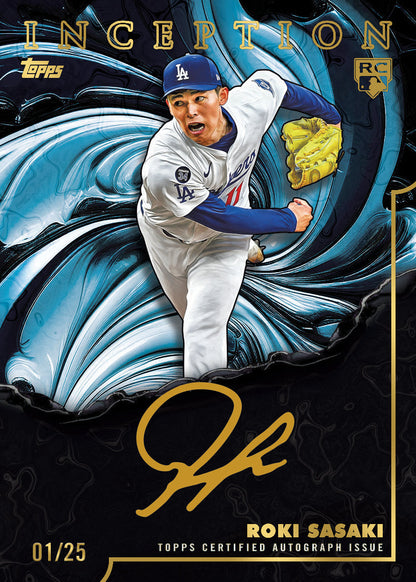 2025 Topps Inception Baseball Trading Cards Factory Sealed Hobby Box