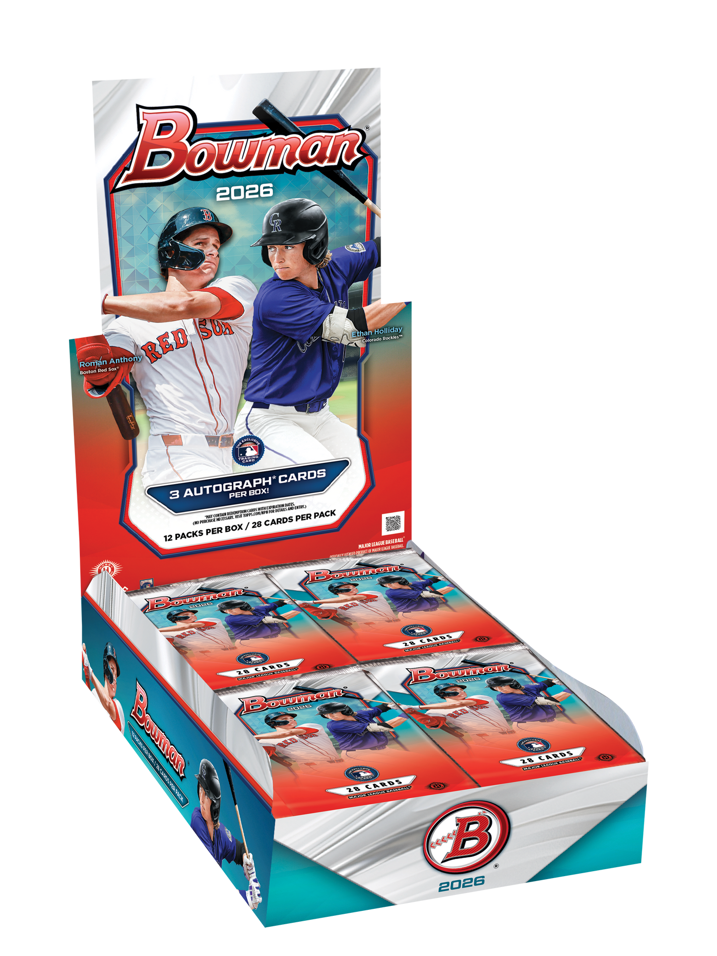 2026 Bowman Baseball Factory Sealed Trading Cards Jumbo Hobby Box