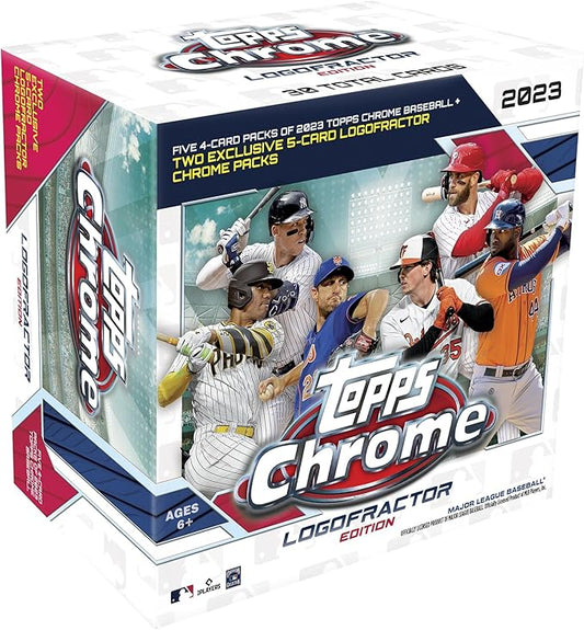 2023 Topps Chrome Baseball Logofractor Edition Mega Box