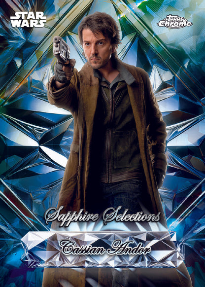 2025 Topps Chrome Star Wars Sapphire Edition Hobby Box