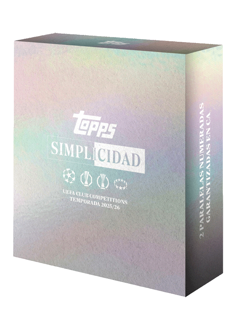 2025-26 Topps Simplicidad UEFA Club Competitions Trading Card Hobby Box