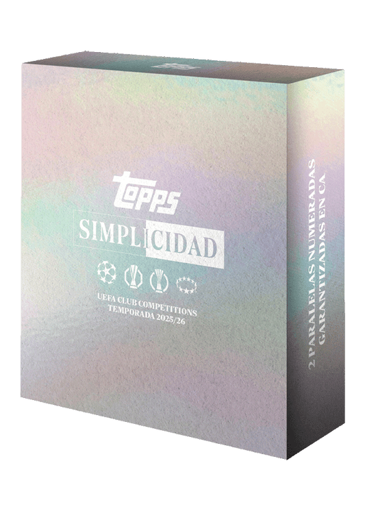 2025-26 Topps Simplicidad UEFA Club Competitions Trading Card Hobby Box