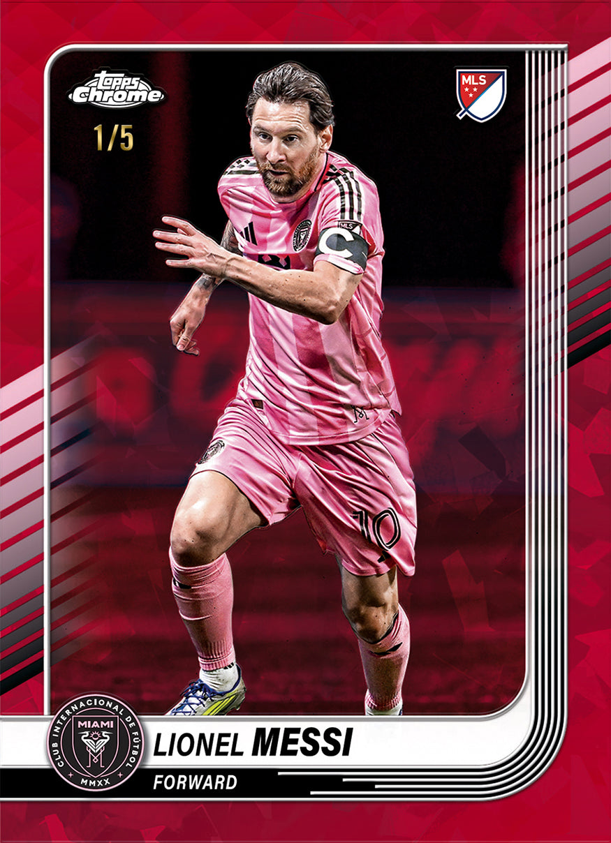 2025 Topps Chrome MLS Soccer Sapphire Edition Factory Sealed Hobby Box