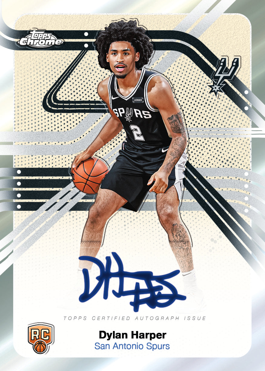 2025-26 Topps Chrome Basketball Trading Cards Factory Sealed Hanger Box