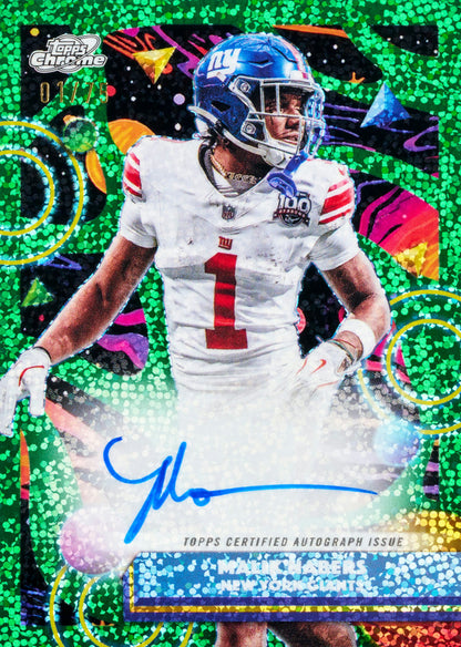 2025 Topps Chrome Cosmic Football Trading Cards Factory Sealed Hobby Box