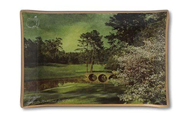 Masters Augusta National Golf Club Hole #12 Amen Corner 8.5” X 5.5” Glass Tray