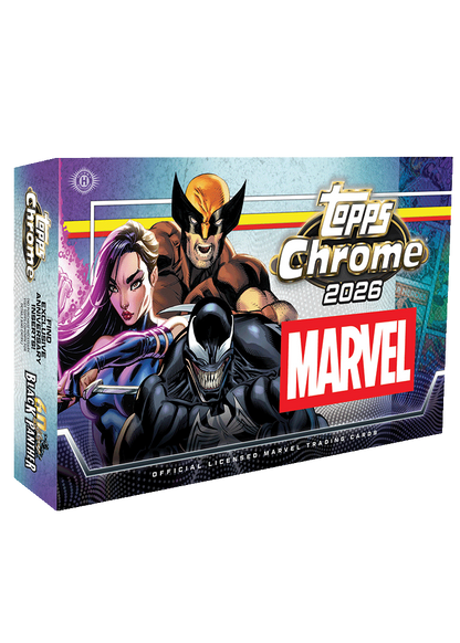 2026 Topps Chrome Marvel Comics Officially Licensed Trading Cards Hobby Box