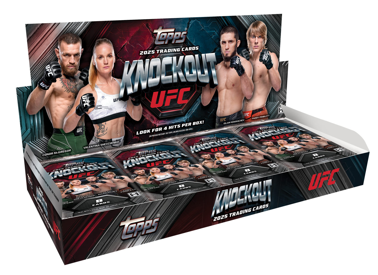 2025 Topps UFC Knockout Trading Cards Hobby Box