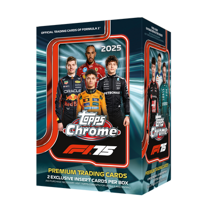 2025 Topps Chrome Formula 1 F1 Trading Cards Blaster Value Box