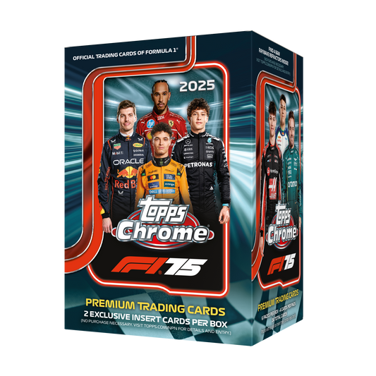2025 Topps Chrome Formula 1 F1 Trading Cards Blaster Value Box