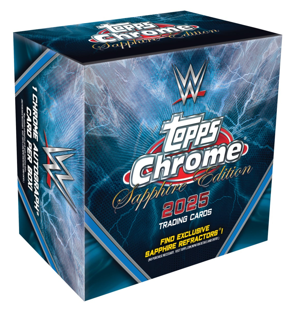 2025 Topps Chrome Sapphire Edition WWE Trading Cards Hobby Box