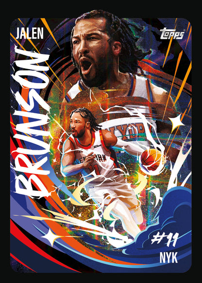 2025-26 Topps Chrome Basketball Trading Cards Blaster Value Box