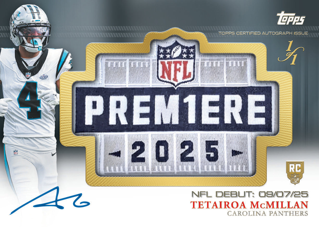 2025 Topps Chrome Football Trading Cards Factory Sealed Hanger Box
