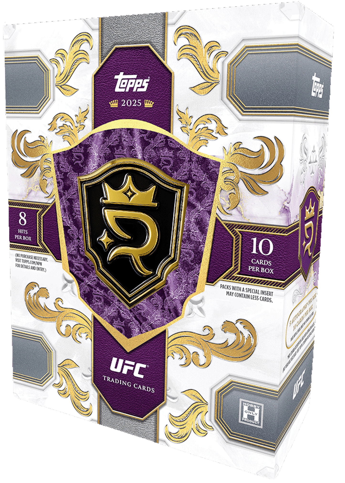2025 Topps UFC Royalty Trading Cards Factory Sealed Hobby Box