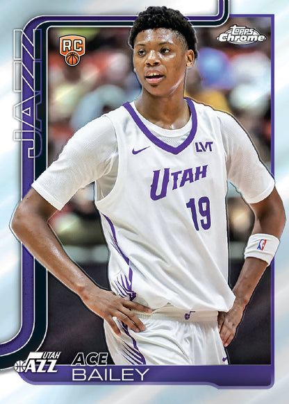 2025-26 Topps Chrome Basketball Trading Cards Blaster Value Box