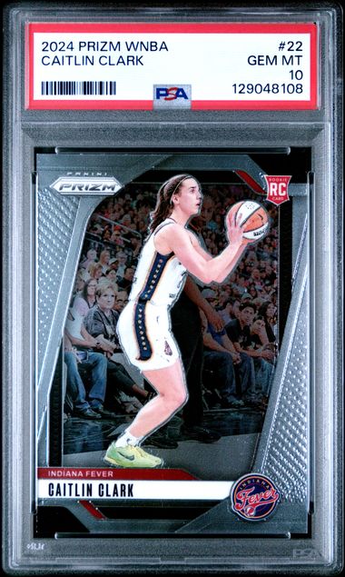 Caitlin Clark Fever 2024 Panini Prizm Rookie Card #22 PSA 10 Gem Mint