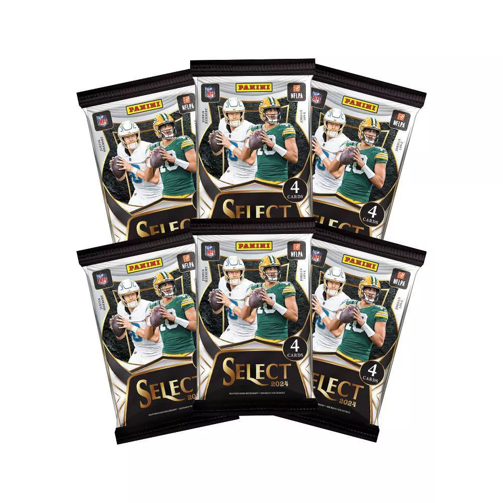 2024 Panini Select Football Trading Card Blaster Box - Green & Yellow Shock