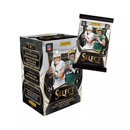 2024 Panini Select Football Trading Card Blaster Box - Green & Yellow Shock