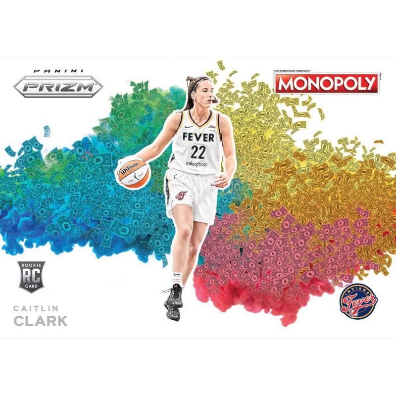 2024 WNBA Panini Prizm Basketball Monopoly Trading Cards Blaster Box