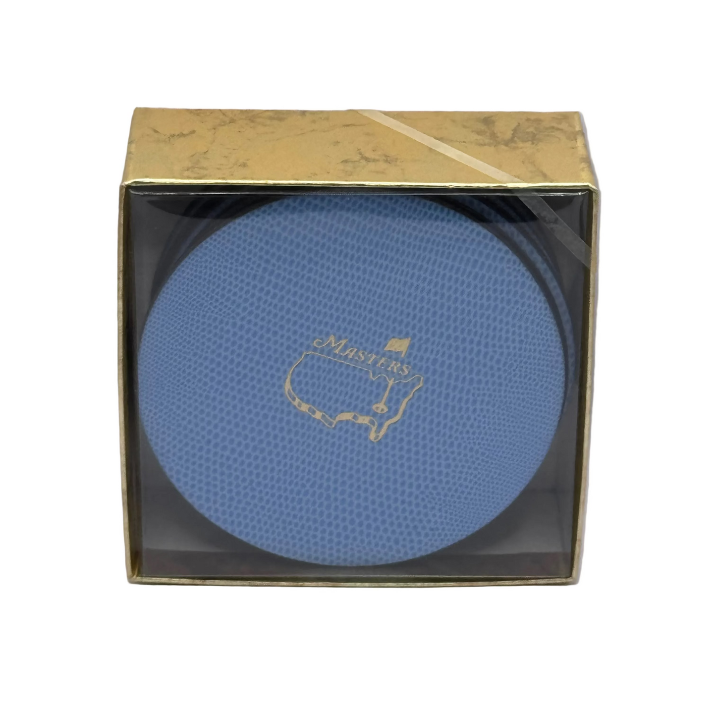 Official Masters Tournament Blue Lizard Felt Backed Drink Coaster Set - Set of 8