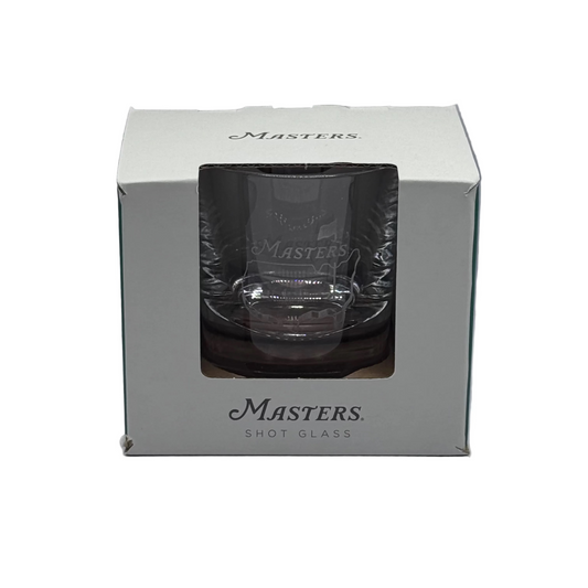 Officially Licensed Masters Tournament Logo Crystal Etched 3.5oz Shot Glass