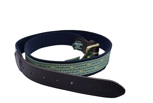 Masters Tournament Logo and Umbrellas Vineyard Vines Golf Belt - Size 38
