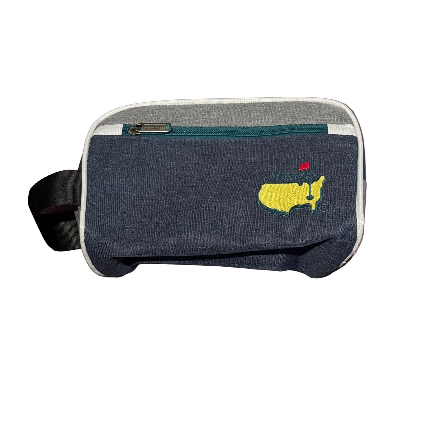 Masters Golf Logo Embroidered Navy Men's Shaving Toiletry Dopp Kit Bag