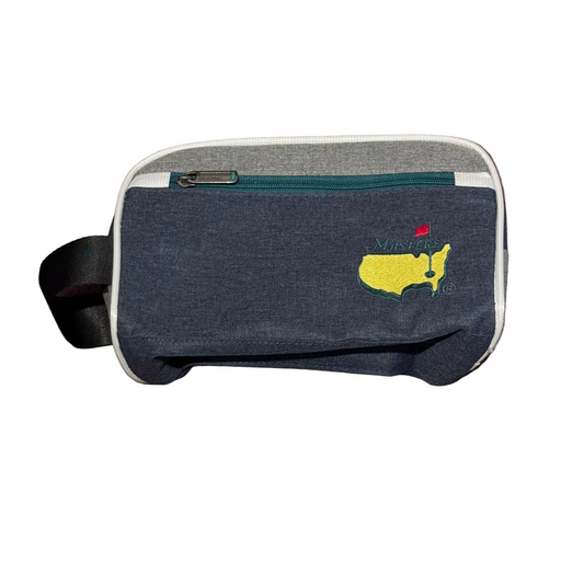 Masters Golf Logo Embroidered Navy Men's Shaving Toiletry Dopp Kit Bag