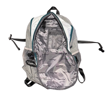 Masters Golf Tournament Embroidered Logo Navy & Gray Backpack Bookbag
