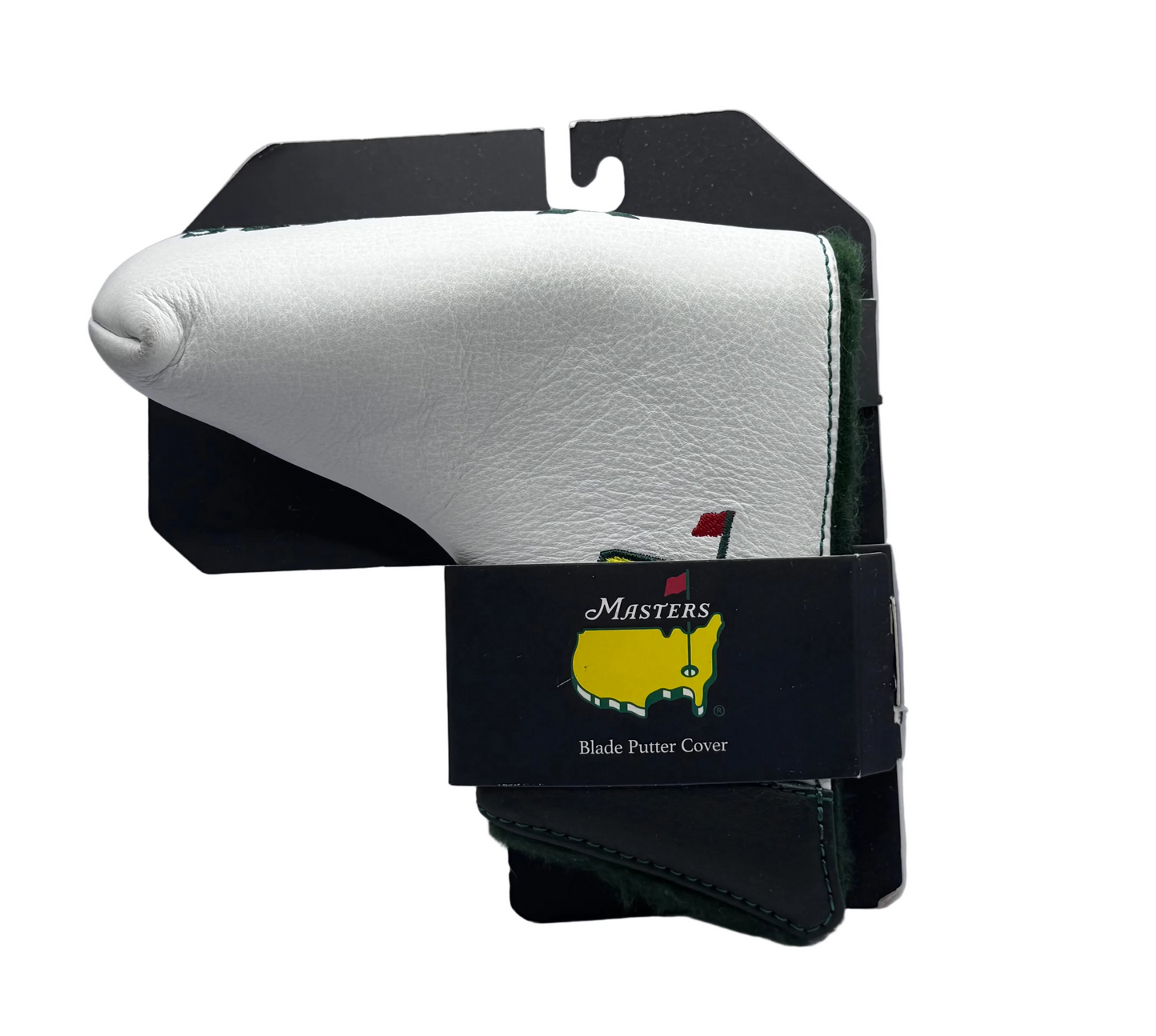 Masters Golf Premium Leather Links & Kings Embroidered Blade Putter Headcover