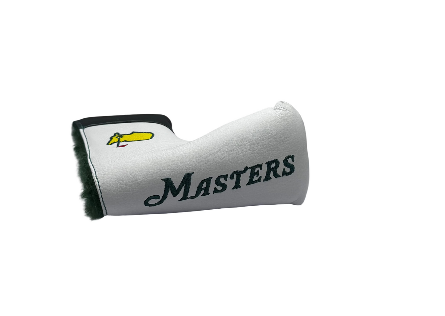 Masters Golf Premium Leather Links & Kings Embroidered Blade Putter Headcover