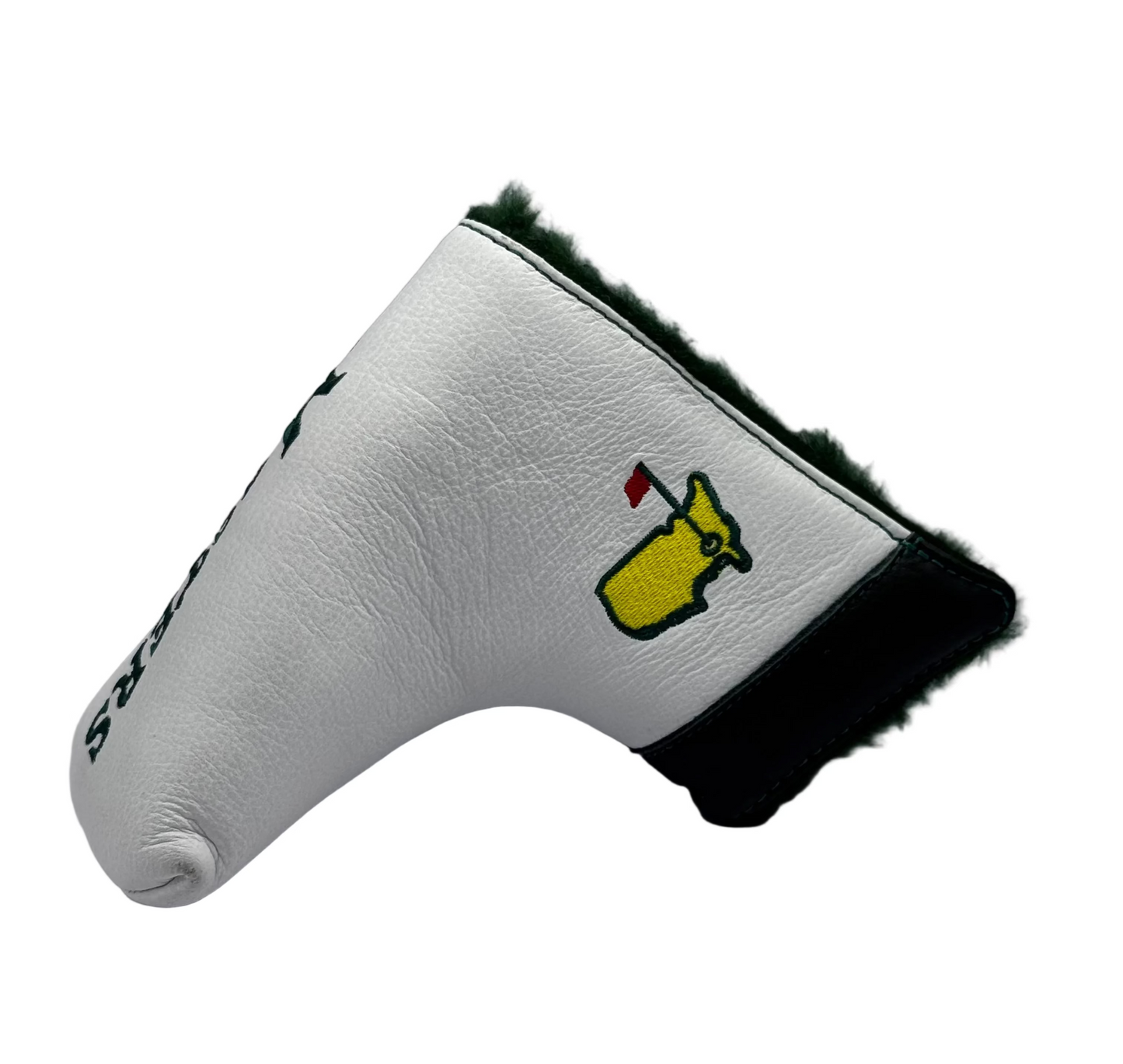Masters Golf Premium Leather Links & Kings Embroidered Blade Putter Headcover