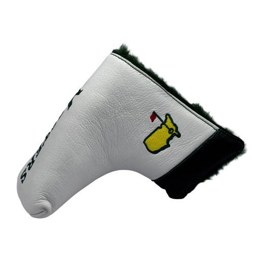 Masters Golf Premium Leather Links & Kings Embroidered Blade Putter Headcover