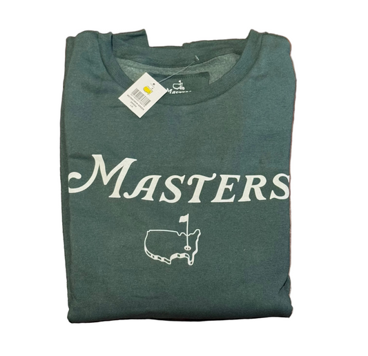 Officially Licensed Masters Golf Green Crewneck Fleece Sweatshirt - Size Large