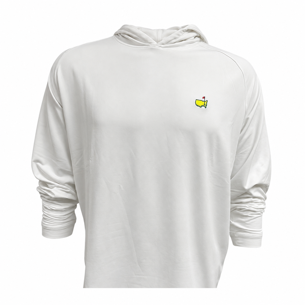 Peter Millar Masters Golf White Sport Performance Pullover Hoodie - Size XL ANGC