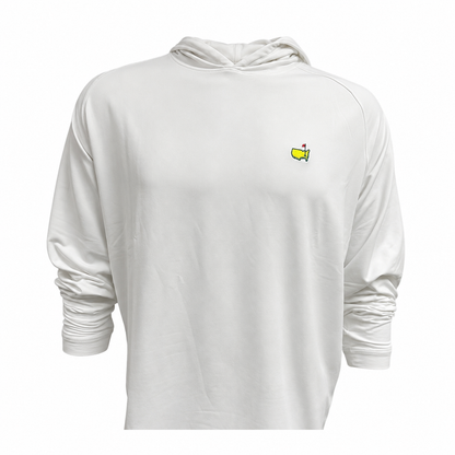 Peter Millar Masters Golf White Sport Performance Pullover Hoodie - Size XL ANGC