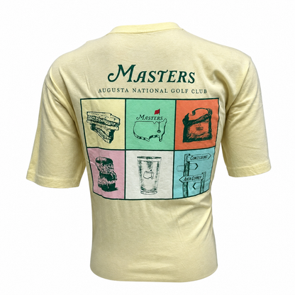 Authentic Masters Yellow Concessions Tee Shirt Augusta National Golf Club
