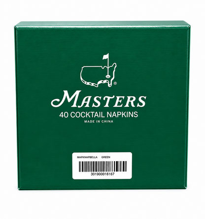 Official Masters Tournament Umbrella Design Cocktail Napkins - 40 Count