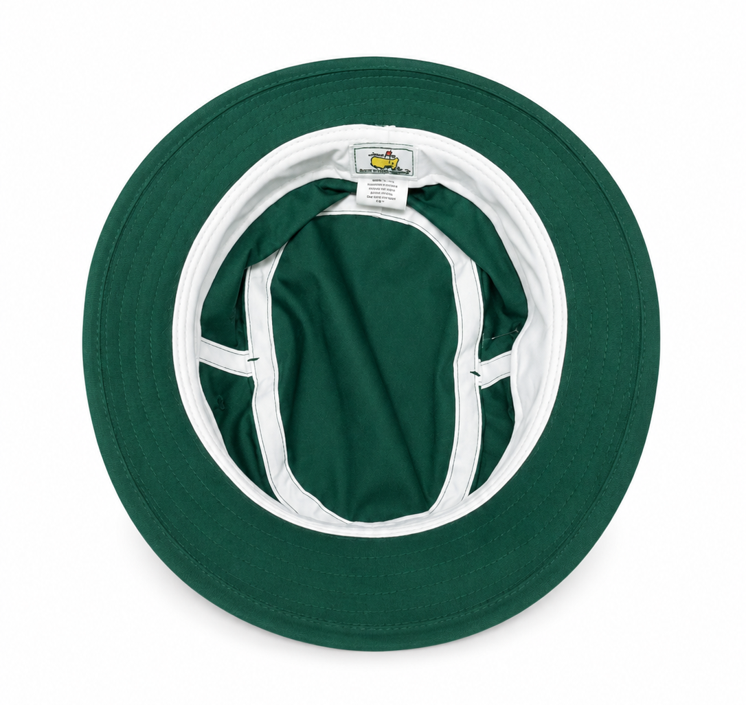 Officially Licensed Masters Green Bucket Embroidered Logo Golf Hat - Size Large