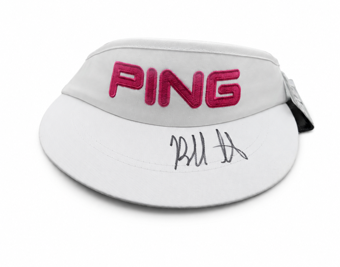 Bubba Watson Signed Pink Ping Golf Visor - Masters Champion - Beckett Authentic
