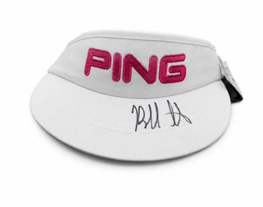 Bubba Watson Signed Pink Ping Golf Visor - Masters Champion - Beckett Authentic