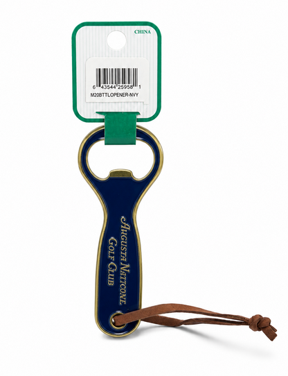Official Masters Tournament Augusta National Golf Club Navy Metal Bottle Opener