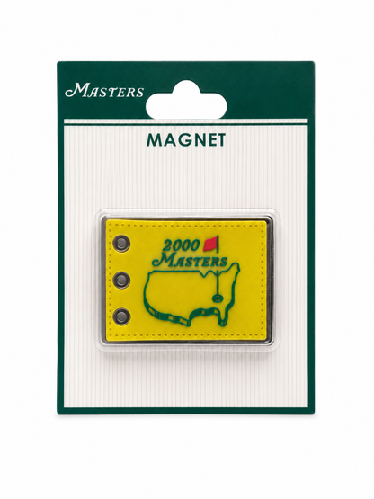 2020 Masters Golf Tournament Yellow Pin Flag Souvenir Magnet