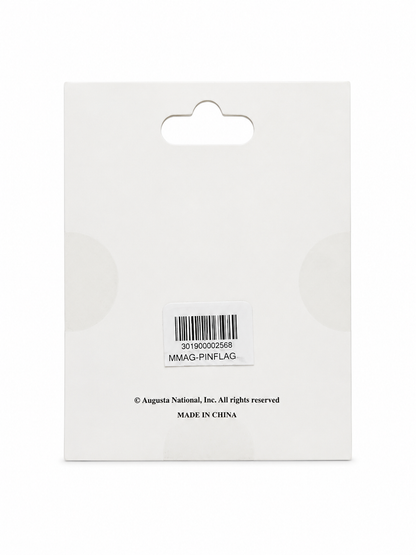 2020 Masters Golf Tournament Yellow Pin Flag Souvenir Magnet