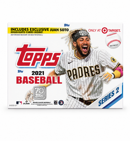 2021 Topps Series 2 Baseball Trading Cards Target Exclusive Sealed Mega Box