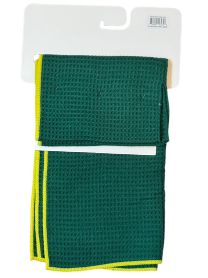 Masters Golf Premium Microfiber Waffle-Textured Green Caddy Towel 17x40