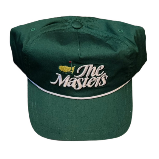 The Masters Green Retro Logo Embroidered Rope Adjustable Snapback Hat